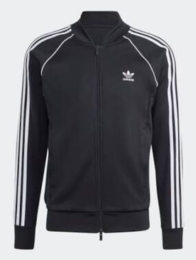 Adidas Originals Adicolor Classics SST Track Jacket Mens Small Black White